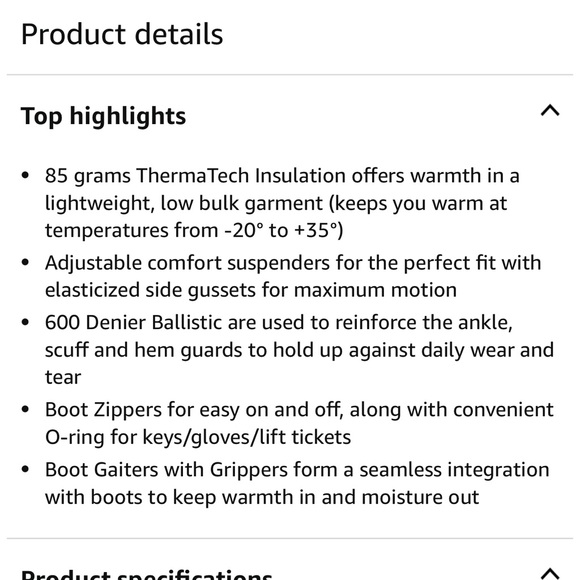 Arctix Women’s Classic Overalls Ski Bib - Picture 2 of 10